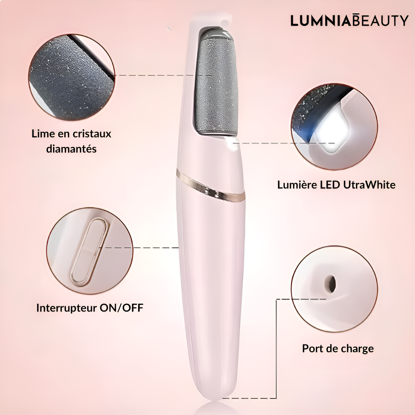 La Lime Anti-Callosités LumniaFeet™