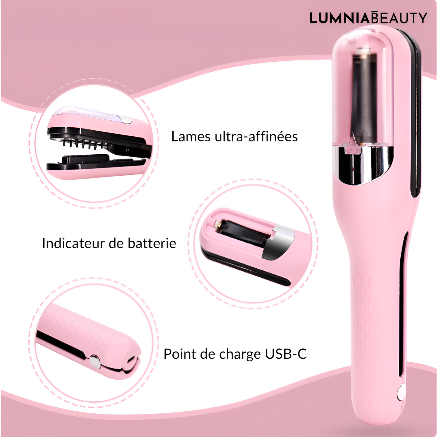 Le coupe-fourches LumniaHair™