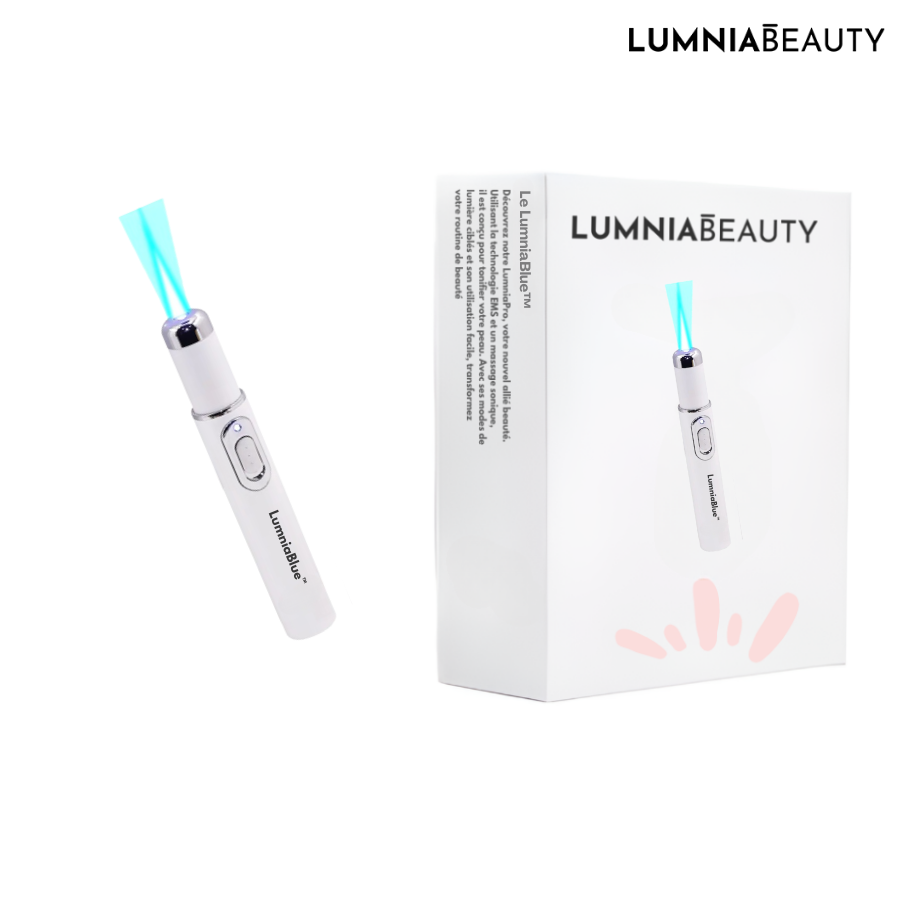 LumniaBlue™ | Stylo anti-imperfections à lumière bleue